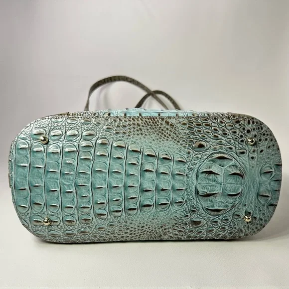 Women’s **Hard to Find** Brahmin Abigail Elegant Crocodile Embossed Large Tote - Picture 9 of 14